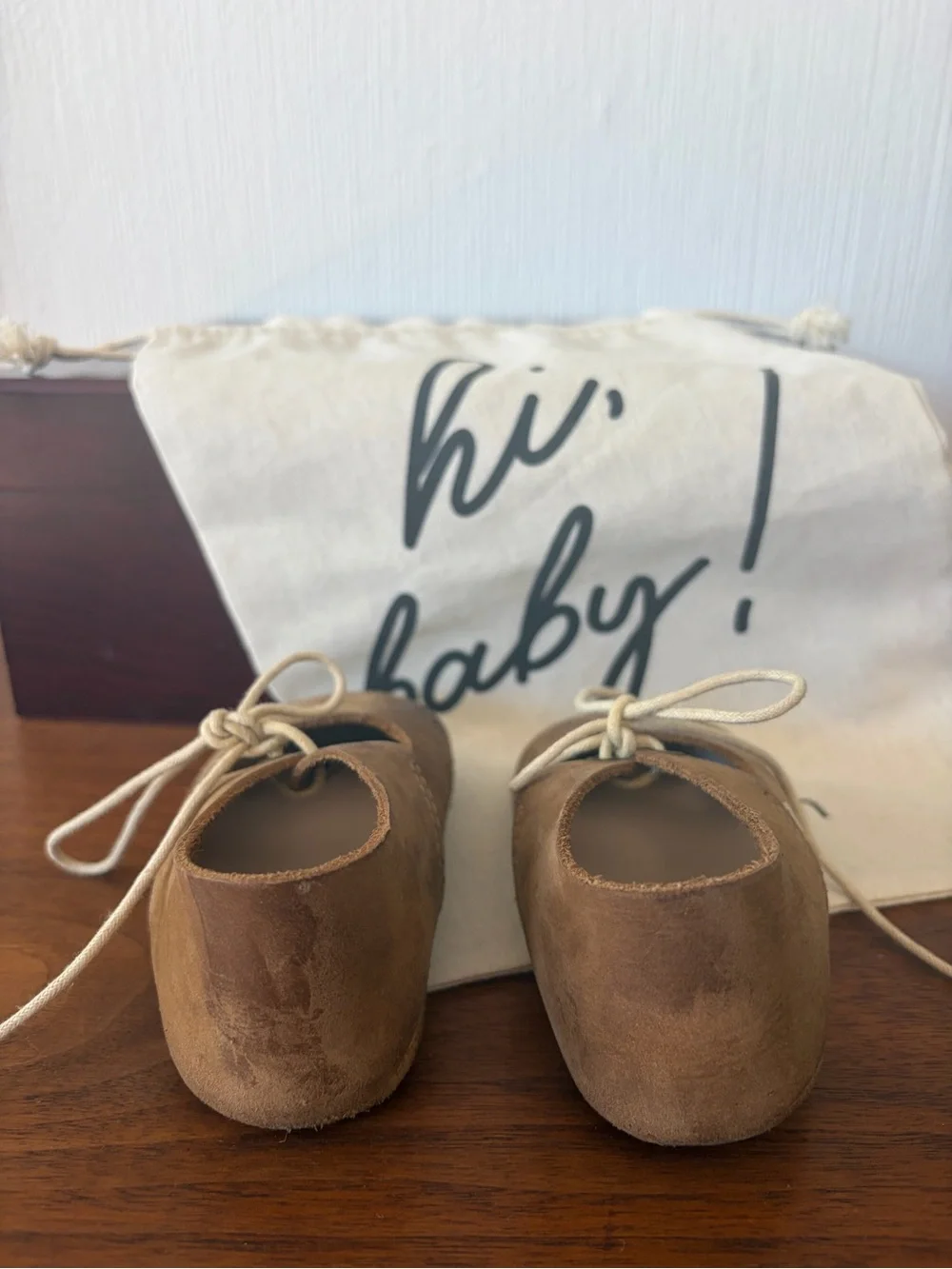 Piper Finn Brown Leather Lace-Up Maryjane Moccasin Shoes